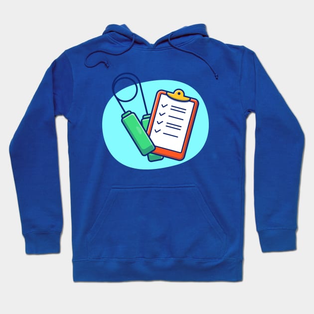 Hand Training And Workout Board Cartoon Hoodie by Catalyst Labs